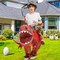 GOOSH Inflatable Dinosaur Halloween Costume Riding T Rex for Kids and Adults